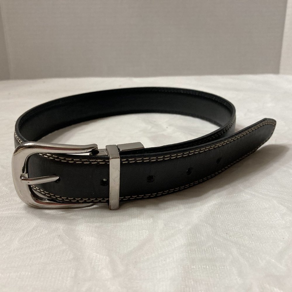 Wrangler Boys Belt Reversible Size 24 Bonded Leather Black/Dark Brown Dressy